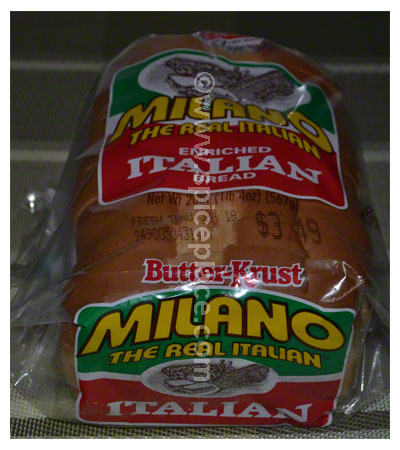 Loaf of Holsum Milano Italian Bread