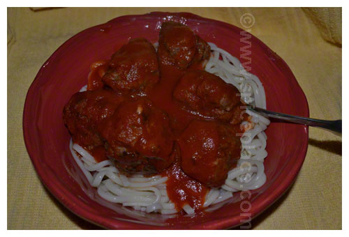 Spatini Beef Meatballs Recipe