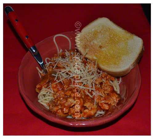 Spatini Spaghetti Sauce with Ground Chicken